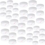Wiltec 80 rookmelders met 9V-batterij, lange levensduur, alarmvolume 85 dB, draadloze brandmelders, conform DIN EN 14604