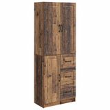 vidaXL - Bank loungeset - Hout - Oud hout