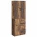vidaXL - Bank loungeset - Hout - Oud hout