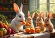 Alipson Puzzle - La Fête des Petits Lapins - 1000 Pièces