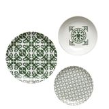 Guzzini - LE MAIOLICHE 6-plaats tafelset - Smaragdgroen - 10290969