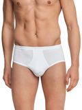 Schiesser Sportslip met inzetstuk - originele fijne rib herenslip (1 stuk), Weiss_005128, 4XL grote maat
