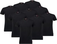 Levi's 3P O-hals shirts basic zwart - S