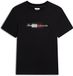 Tommy Hilfiger T-shirt Homme Coton Manches Courtes Noir Taille L