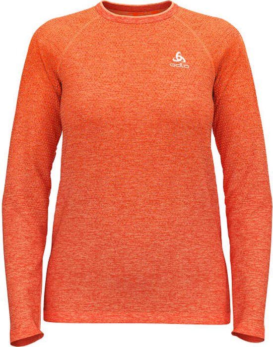 Odlo Essential Seamless Hardloopshirt Dames - Coral - Maat S