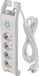 EMOS P54212 4-delige stekkerdoos met overspanningsbeveiliging, 2 m kabel met schakelaar en led-display, geaard meervoudig stopcontact, 900 J, afvoerstroom 15000 A