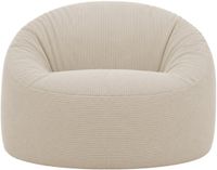 Bananair - Zitzak met afneembare hoes - ribfluweel - Beige - 100 cm