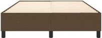 Merkloos Pinnacle Living Boxspring Bedframe - 140x200 cm - Donkerbruine Stof