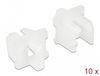 Delock Dust Cover for RJ11 jack with grip 10 pieces white