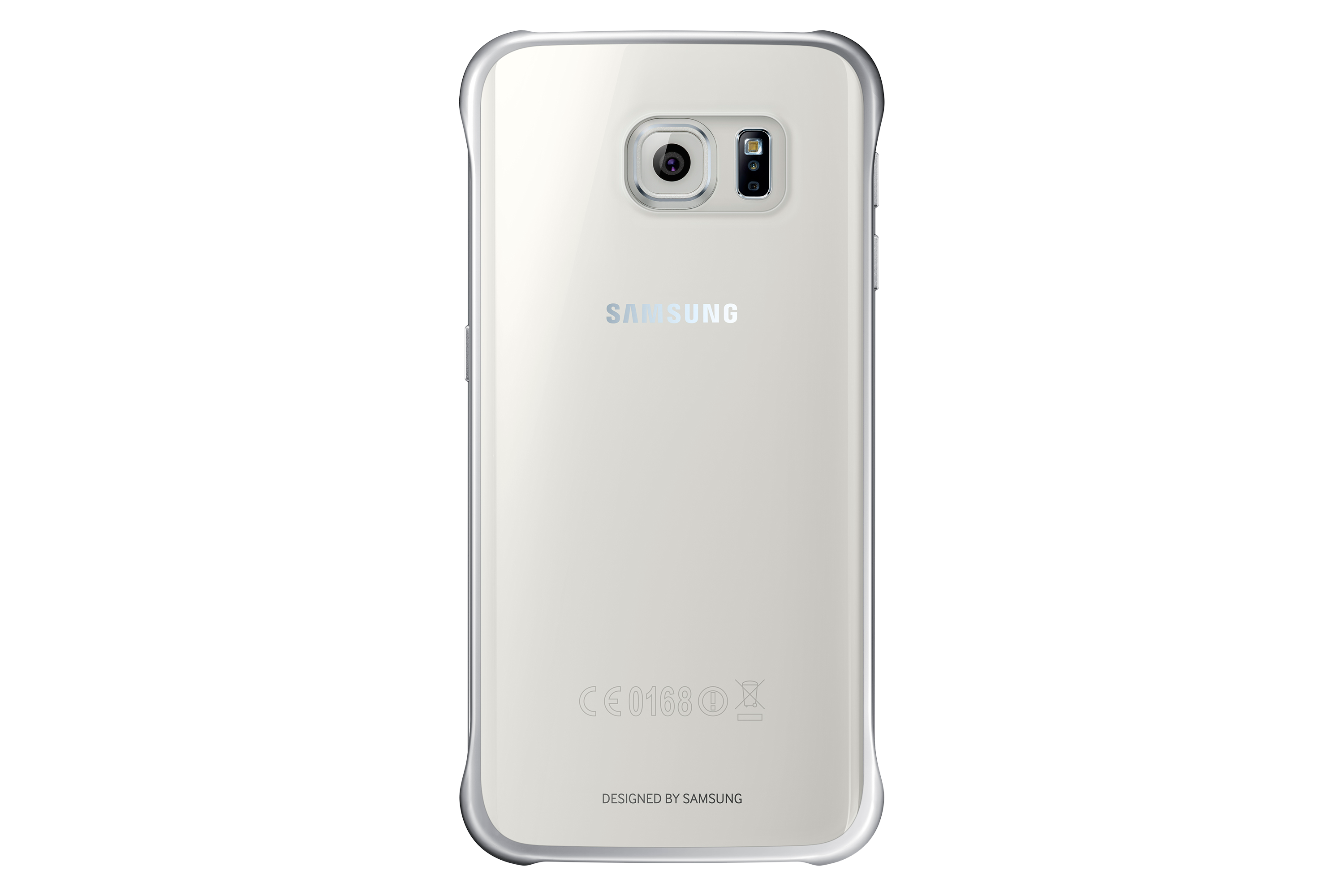 Samsung EF-QG925B zilver, transparant / Galaxy S6 edge