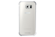 Samsung EF-QG925B - Mobiele telefoon behuizing - Galaxy S6 edge - Zilver, Transparant