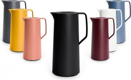 Emsa Motiva Thermoskan - 1 Liter - Zwart