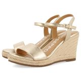 GIOSEPPO Zhepe damessandalen, espadrillekooi, dames, Platina, 36 EU