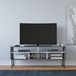 Support mural TV, anthracite/blanc, 120x25x46,6 cm