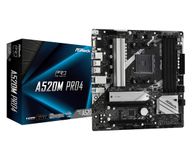 ASRock A520M Pro4 - Micro ATX Motherboard - Socket AM4