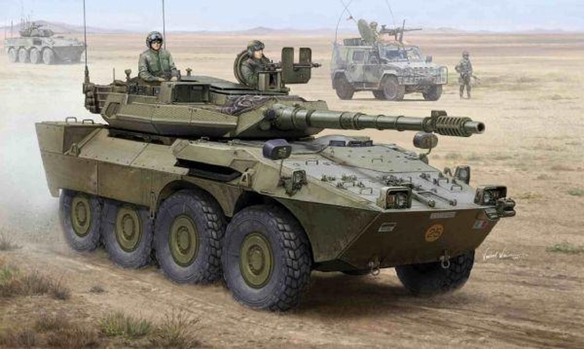 Trumpeter 01564 modelbouwset B1 Centauro AFV Early versie (2e ser.)