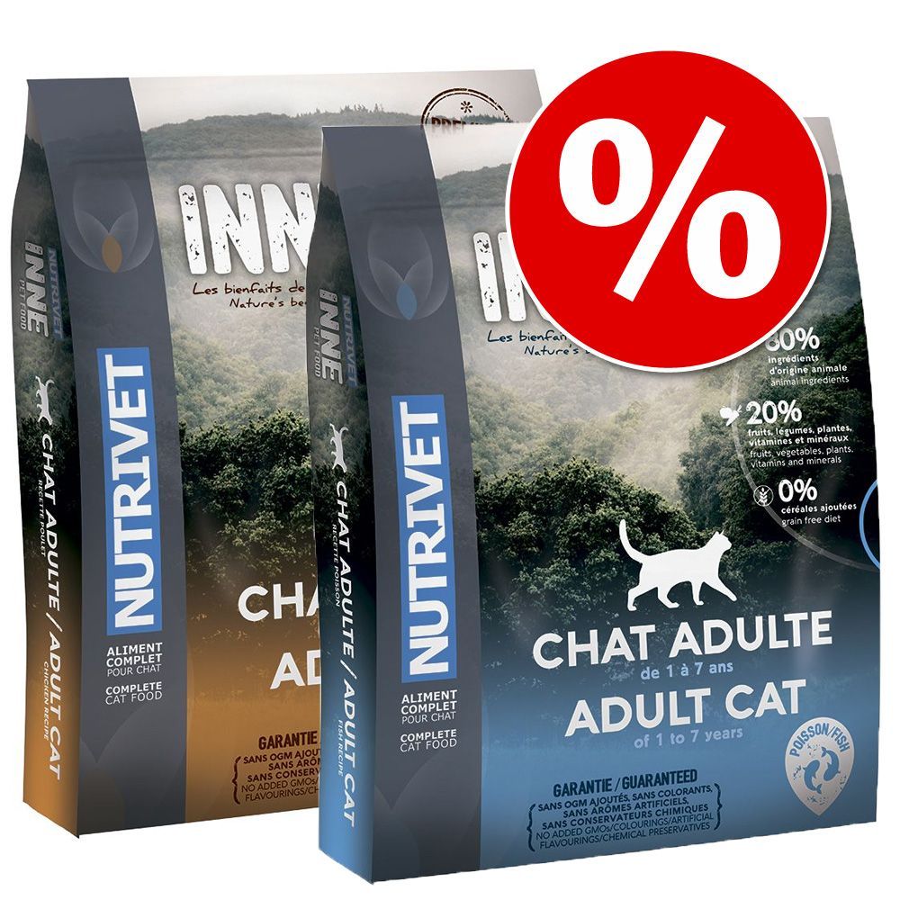 Nutrivet Gemengd Probeerpakket: 1,5 kg Adult Chicken + 1,5 kg Adult Fish