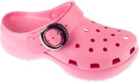 Crocs Classic Platform Dipped Buckle Clog, Vrouwen, Roze, Slippers, maat: 36/37