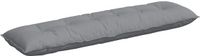 vidaXL Coussin de dossier Gris clair 180 x 19 x 50 cm Tissu