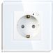 RTX Prise intelligente Zigbee avec plaque de verre - Compatible Tuya