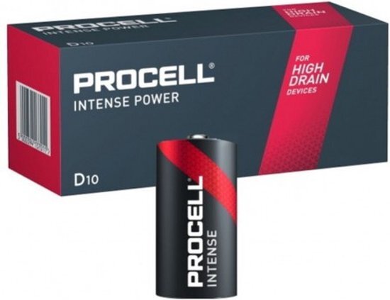 Procell Intense Alkaline D/LR20 10 pack