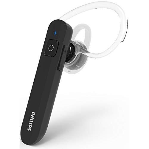 Philips SHB1603/10 - Mono Headset Bluetooth - draadloos bellen - zachte gel oordopjes - zwart