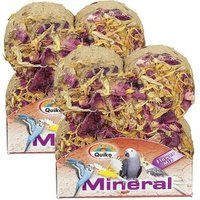 Quiko Mineral Flowermix Piksteen voor siervogels met bloemen en granen 2 st