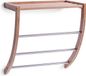 Zeller Wand Handdoekenrek - 3 stangen - bamboe hout - 38 x 24 x 40 cm
