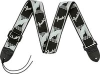 Fender Guitar Strap Monogrammed 2'' Black/Light Grey/Dark Grey