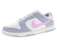 NIKE Dunk Low Sneakers voor dames, Lt Smoke Grey Pink Rise Pale Ivoor, 40 EU