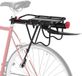 Hong Kong Baijing Technology Limited Porte-bagages vélo universel 50 kg – Porte-bagages arrière avec réflecteur et garde-boue – Aluminium Noir