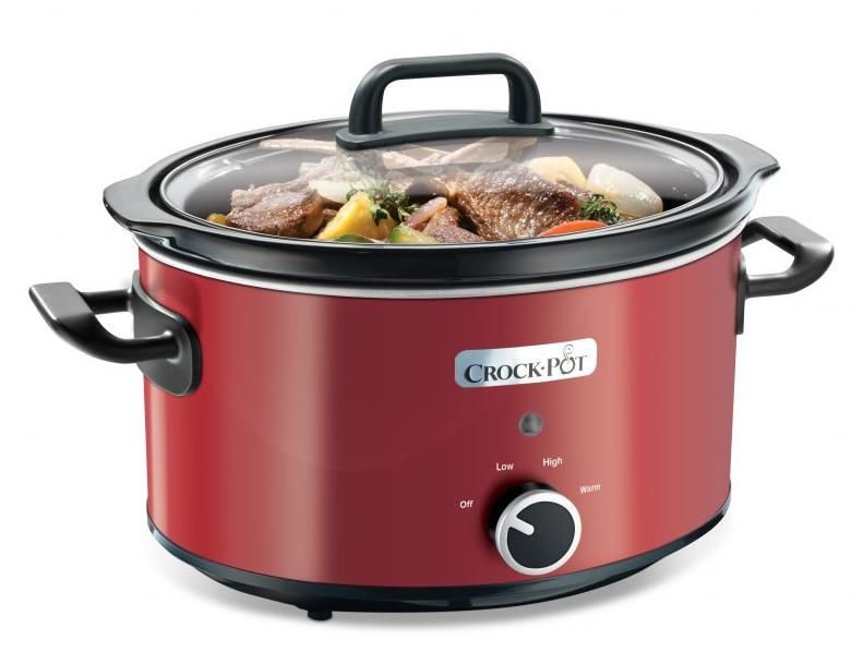 Crock-Pot SCV400RD Slowcooker - 3.5L - Zwart/Rood