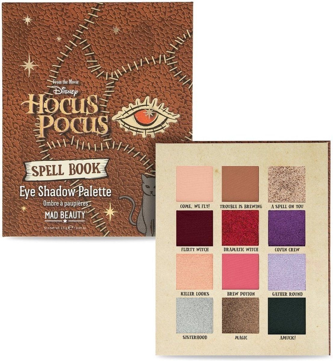 Mad Beauty x Disney - Hocus Pocus Eyeshadow Palette - Oogschaduw Palette