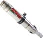 GPR Exhaust Systems Deeptone Inox Kawasaki Zx-6r 07-08 Gehomologeerde Slip On Uitlaatdemper Zilver Homologated