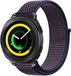 Strap-it Bracelet intelligent en nylon - Convient pour Samsung Gear Sport - Violet-bleu