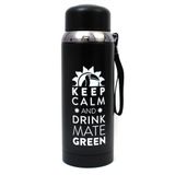 Mate Green Zeefbeker thermosfle voor thee, Yerba Mate-thee en kruiden van roestvrij staal, 800 ml