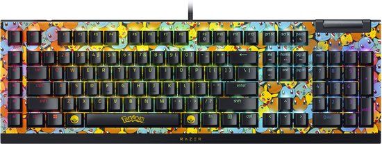 Razer BlackWidow V4 X Pokémon Kanto Starters Edition - Mechanisch Gaming Toetsenbord - Green Switch - RGB - Qwerty