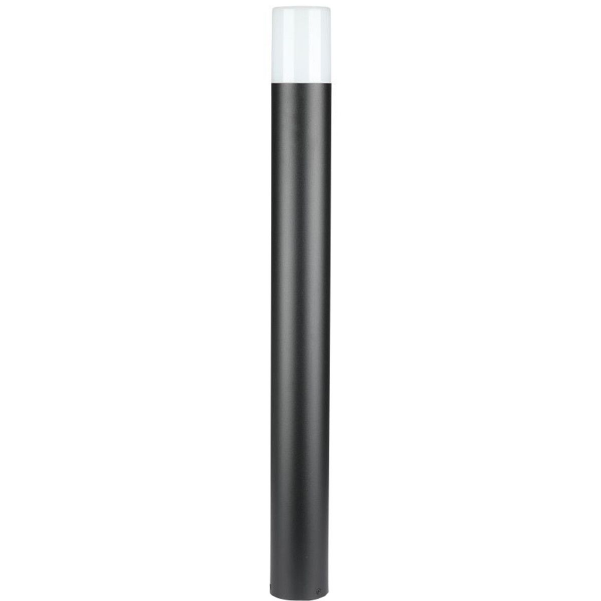 BES LED Viron Hyno Buitenlamp - Staand - GU10 - Rond - Mat Zwart - 80cm