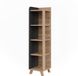 Vicco Karen Halfhoge kast – 30 x 128 cm met 4 compartimenten Sonoma/antraciet