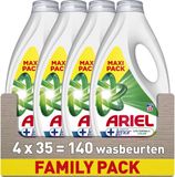 Ariel Wasmiddel +Touch of Lenor Unstoppables Kleur - 4 x 35 Wasbeurten