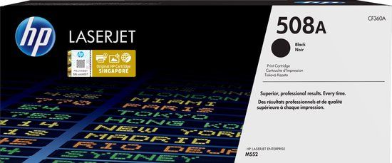 HP 508A Zwart Originele LaserJet Tonercartridge