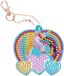 Merkloos / Sans marque Moxy Unicorn academy diamond painting sleutelhanger - 20,5x7,5 cm