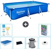 Bestway Rechthoekig Steel Pro Zwembad - 300 x 201 x 66 cm - Blauw