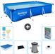 Bestway Rechthoekig Steel Pro Zwembad - 300 x 201 x 66 cm - Blauw