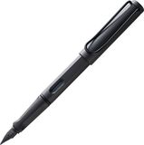 LAMY safari umbra vulpen - met ergonomische grip & zwarte stalen penpunt in schrijfdikte EF – duurzame ASA-kunststof - inclusief LAMY T 10 inktpatroon in blauw
