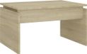 vidaXL Salontafel - 68x50x38 cm - Sonoma eikenkleurig - Hout