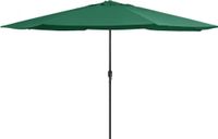 Maison Exclusive Parasol à mât métallique, 390 cm, vert