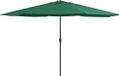 Maison Exclusive Parasol à mât métallique, 390 cm, vert