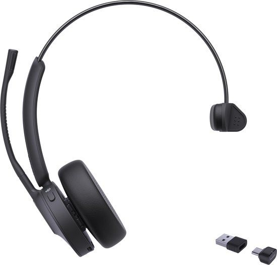 Yealink BH70 Mono Teams - Bluetooth Headset Draadloos (bluetooth) - On-Ear - Bluetooth 5.2 - Zwart