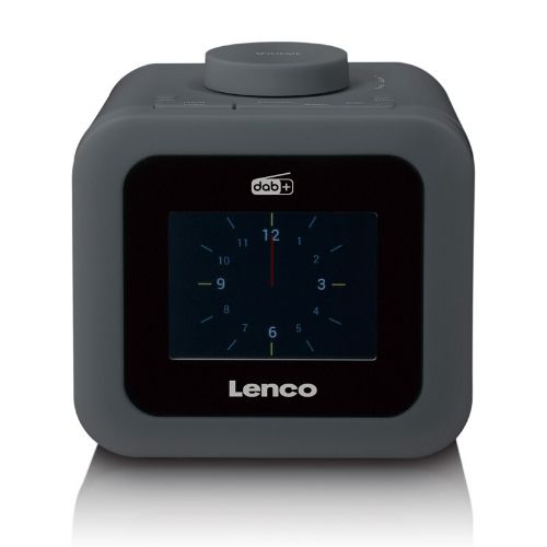 Lenco CR-620 - Wekkerradio met DAB+ en FM - Grijs